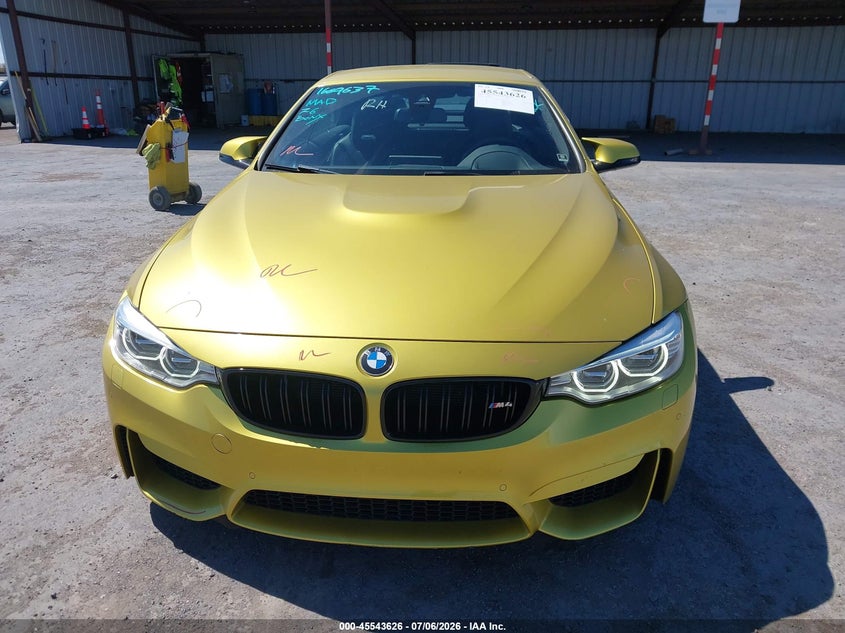 2016 BMW M4 VIN: WBS3U9C52GP970052 Lot: 45543626