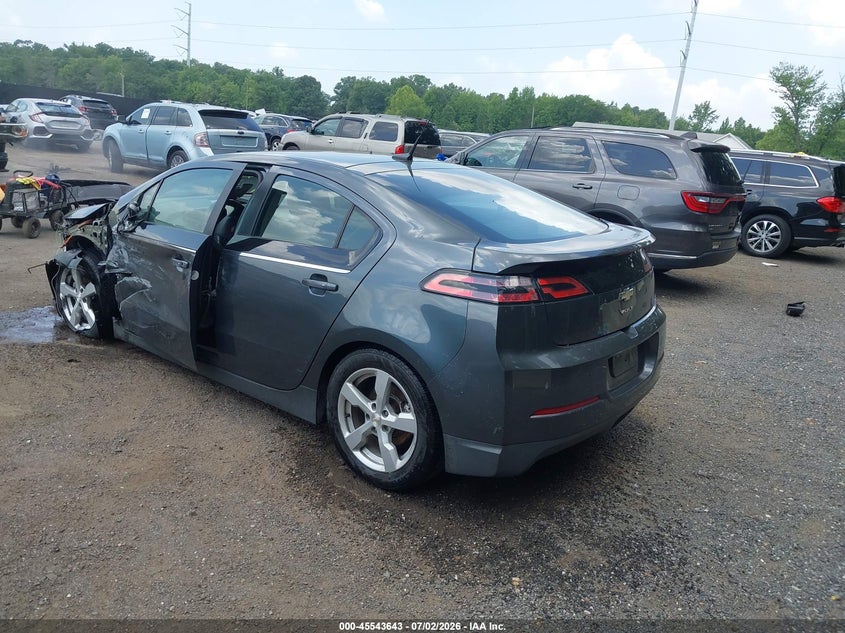 Vin: 1g1ra6e43du100345, lot: 46041912, chevrolet volt 20133