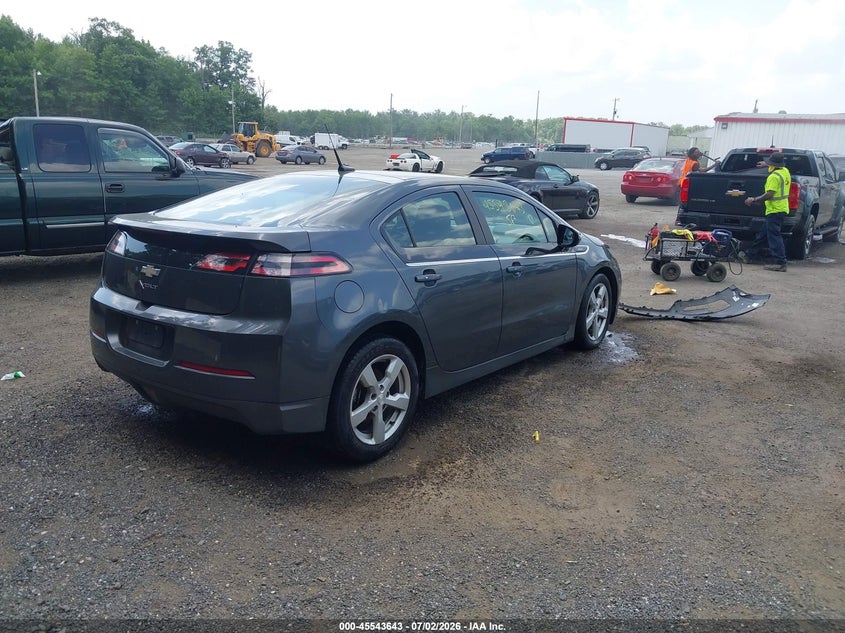 Vin: 1g1ra6e43du100345, lot: 46041912, chevrolet volt 20134