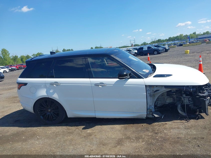 2018 Land Rover Range Rover Sport Hse Dynamic VIN: SALWV2SV9JA193818 Lot: 45543649