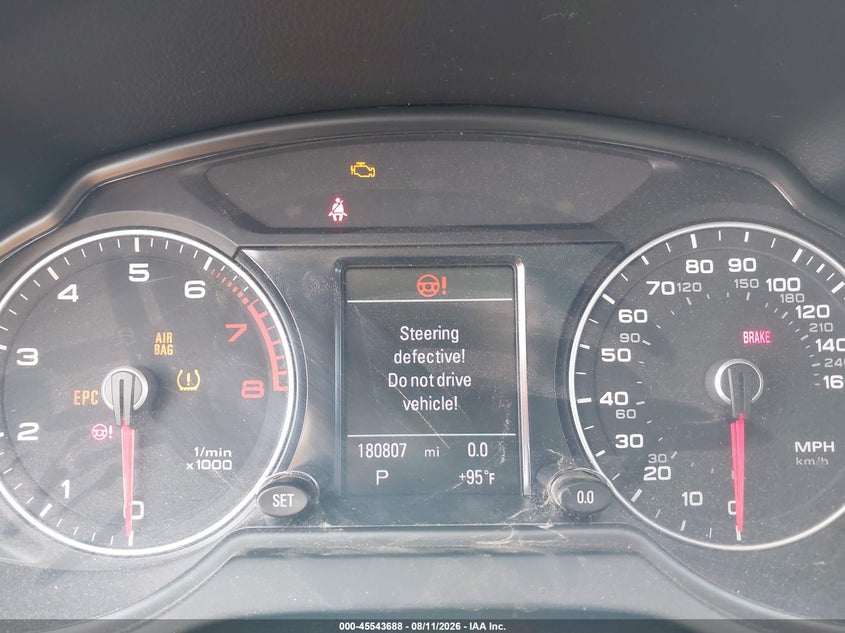 AUDI Q5 2013 VIN WA1DGBFP9DA085623