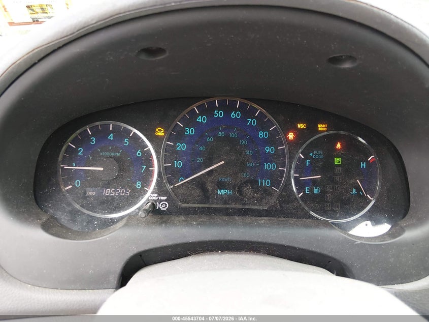 2008 TOYOTA SIENNA VAN 3.5L V-6 DOHC, VVT, 266HP