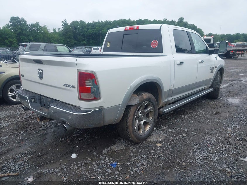 Vin: 1c6rr7nt4hs802888, lot: 46041998, ram 1500 laramie  4x4 5'7 box 20174