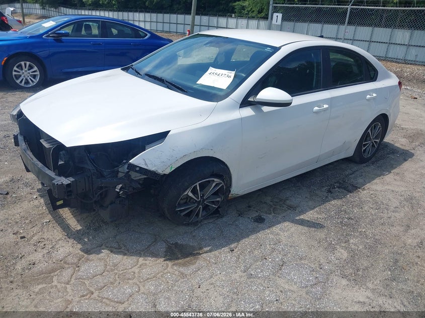 2022 KIA FORTE SEDAN 2.0L I-4 DOHC, VVT, 147HP