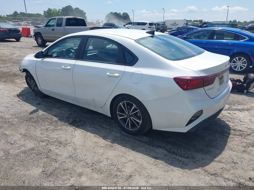2022 KIA FORTE SEDAN 2.0L I-4 DOHC, VVT, 147HP