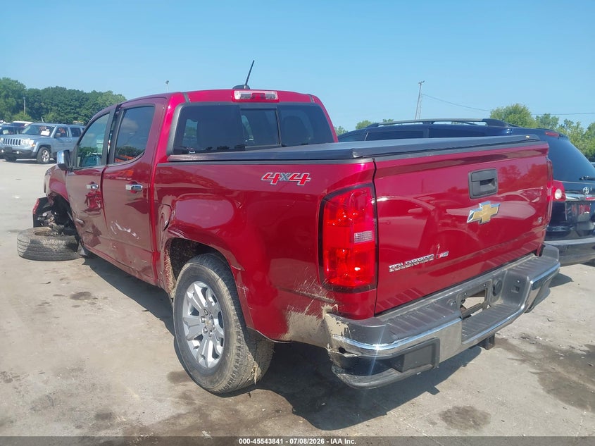 Vin: 1gcgtcen3j1254986, lot: 46042110, chevrolet colorado lt 20183