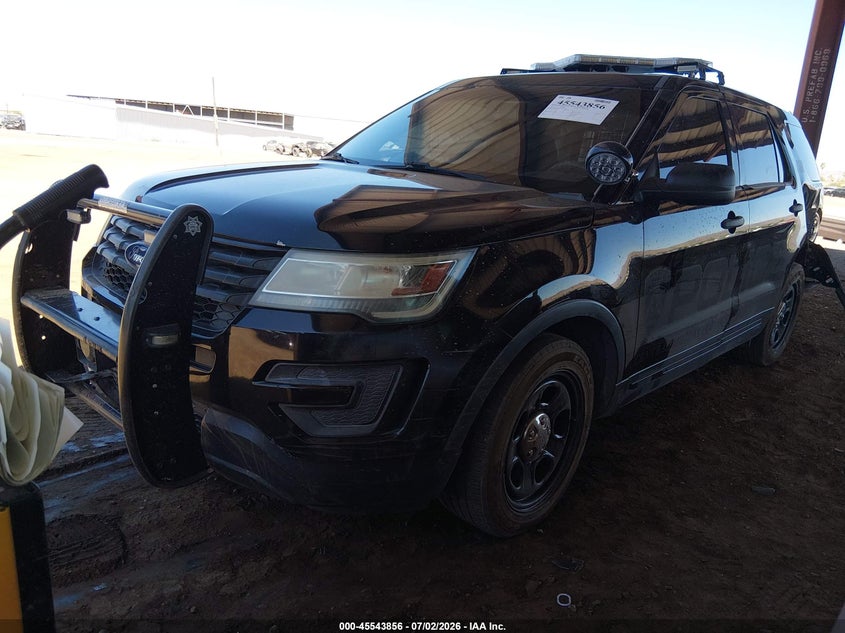 Vin: 1fm5k8arxhga79414, lot: 46042125, ford utility police interceptor 20172