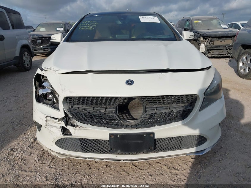 2018 Mercedes-Benz Cla 250 VIN: WDDSJ4EB4JN550609 Lot: 45543931