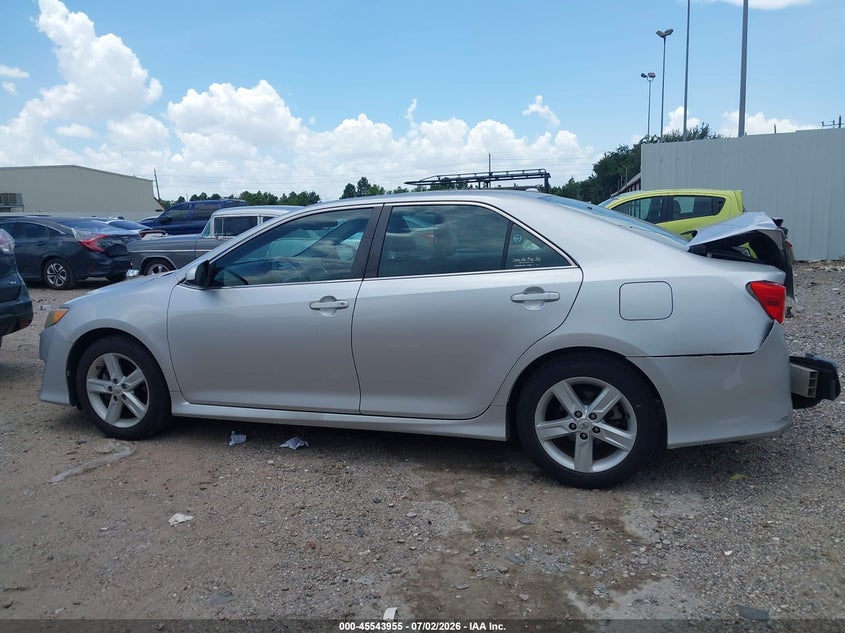 2012 TOYOTA CAMRY SEDAN 2.5L I-4 DOHC, VVT, 178HP