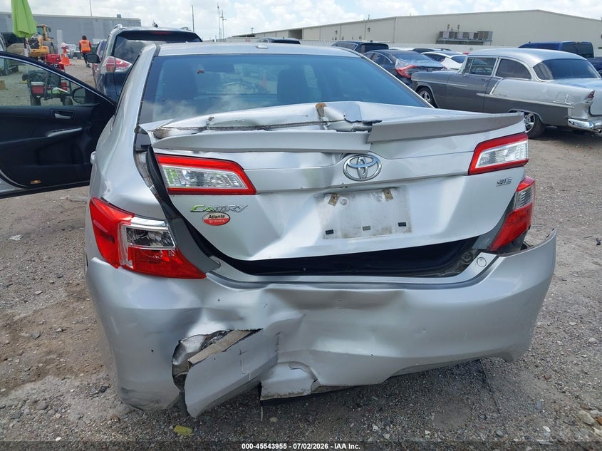 2012 TOYOTA CAMRY SEDAN 2.5L I-4 DOHC, VVT, 178HP