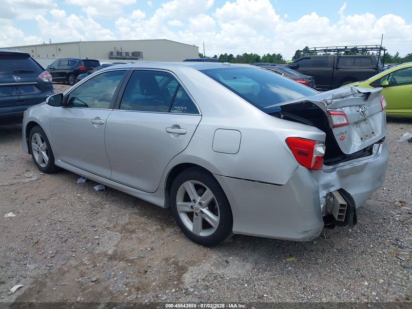2012 TOYOTA CAMRY SEDAN 2.5L I-4 DOHC, VVT, 178HP
