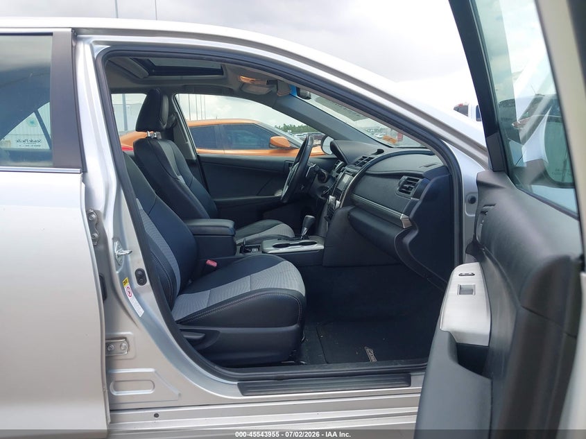 2012 TOYOTA CAMRY SEDAN 2.5L I-4 DOHC, VVT, 178HP