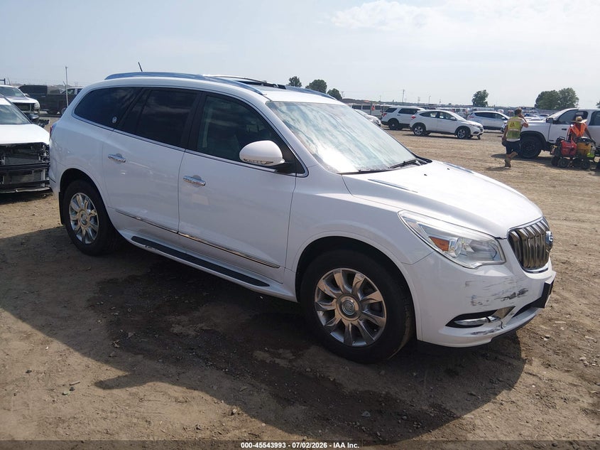 Vin: 5gakrbkd1hj335608, lot: 46042262, buick enclave leather 2017 img_1