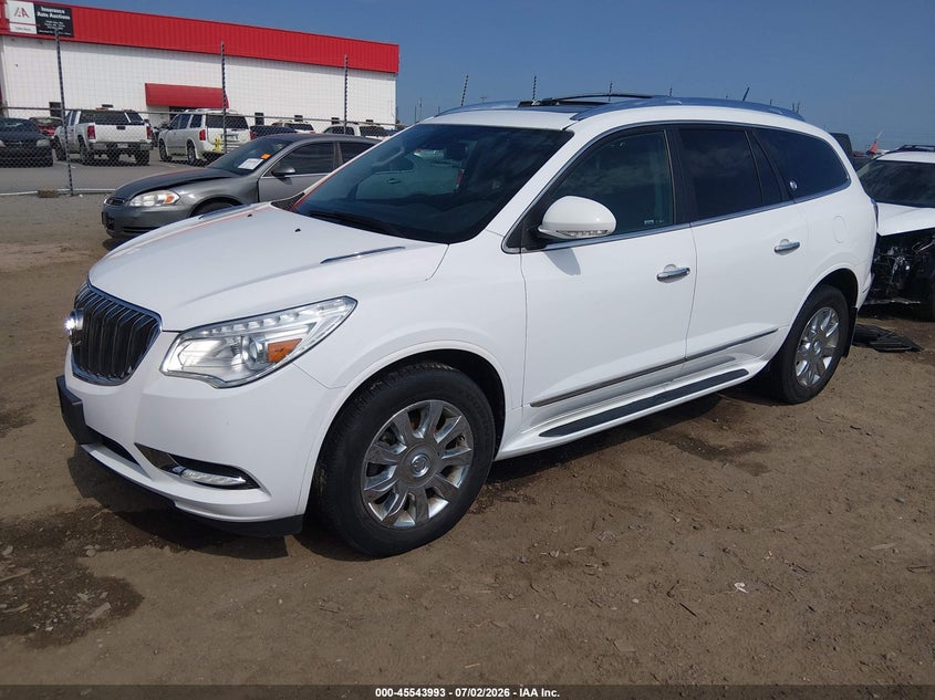 Vin: 5gakrbkd1hj335608, lot: 46042262, buick enclave leather 20172