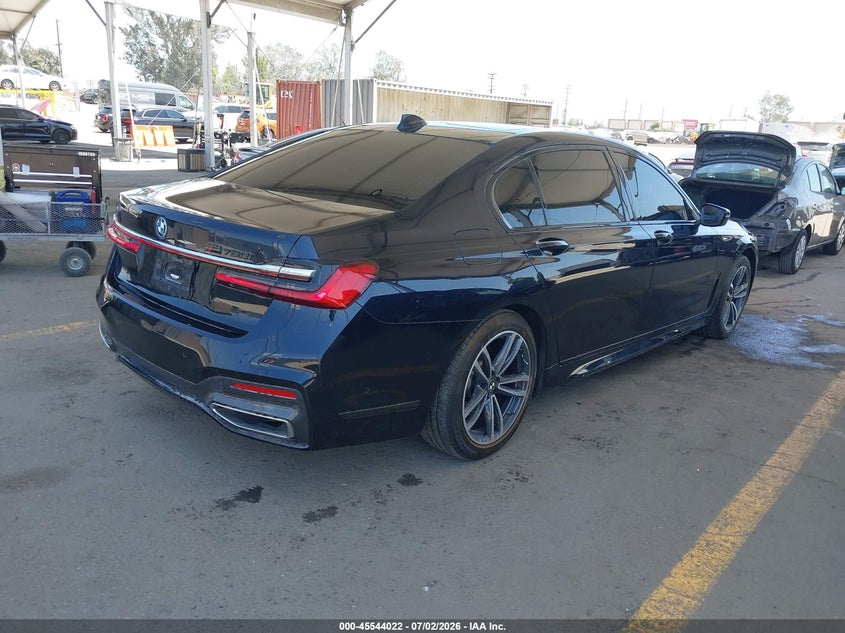 Vin: wba7w4c03nck83772, lot: 46042291, bmw 745e xdrive 20224