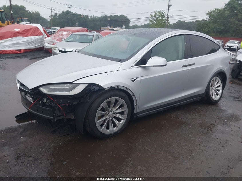 Vin: 5yjxcde26jf102297, lot: 46042301, tesla model x 100d/75d/p100d 20182