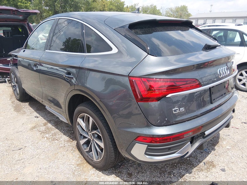Vin: wa15aafy7n2127503, lot: 46042309, audi q5 sportback premium plus 45 tfsi s line quattro s tronic 20223