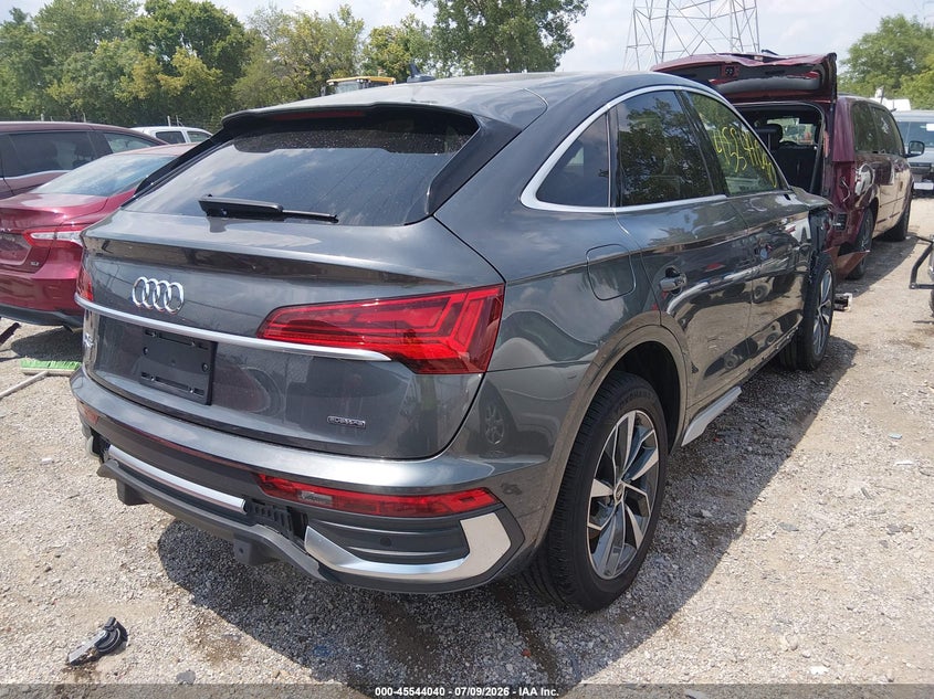 Vin: wa15aafy7n2127503, lot: 46042309, audi q5 sportback premium plus 45 tfsi s line quattro s tronic 20224
