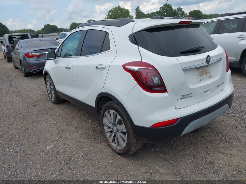 Vin: kl4cjasb5jb712244, lot: 46042317, buick encore preferred 20183