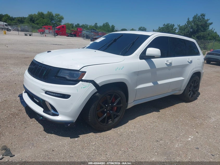 2014 Jeep Grand Cherokee, Удар спереду, IAAI, VIN 1C4RJFDJ2EC377171 — фото 2