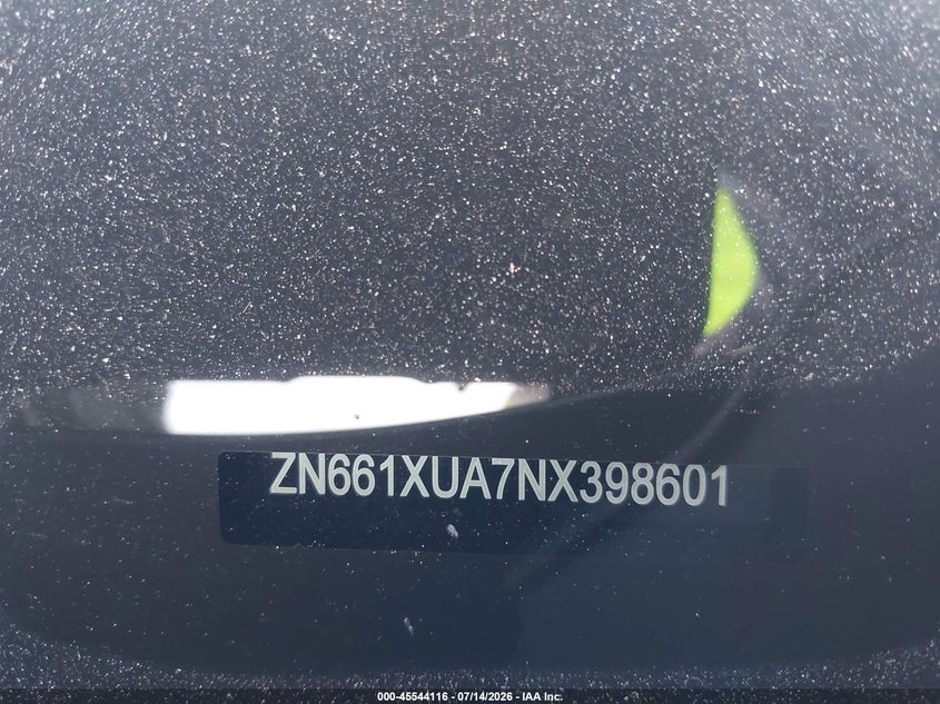 2022 Maserati Levante Gt VIN: ZN661XUA7NX398601 Lot: 45544116