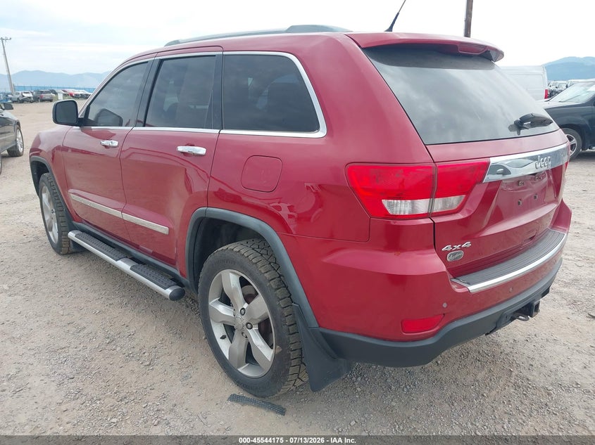Vin: 1j4rr6gg0bc586326, lot: 46042444, jeep grand cherokee overland 20113