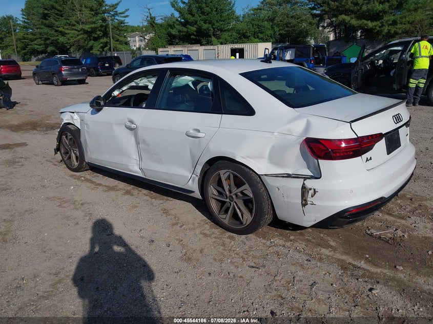 Vin: waufaaf48pa052453, lot: 46042455, audi a4 prestige 45 tfsi s line quattro s tronic 20233