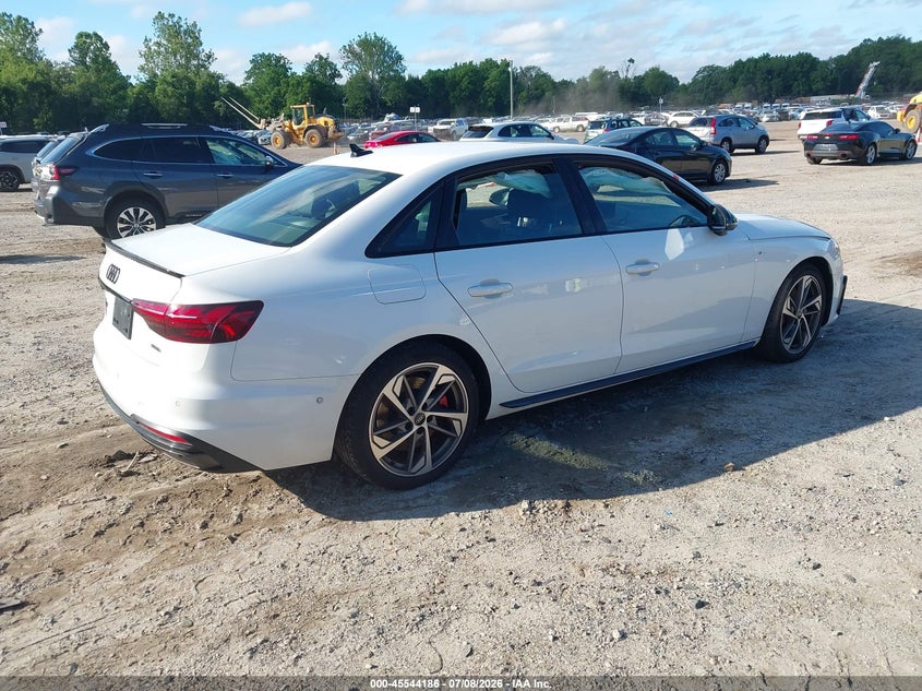 Vin: waufaaf48pa052453, lot: 46042455, audi a4 prestige 45 tfsi s line quattro s tronic 20234