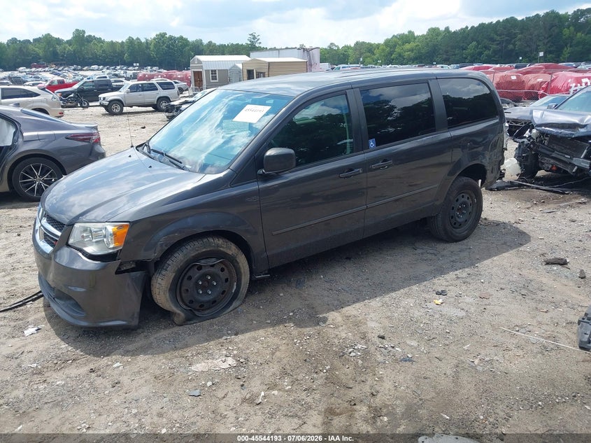 Vin: 2c4rdgbg8gr124063, lot: 46042462, dodge grand caravan se 20162