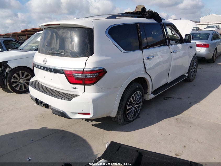 Vin: jn8ay2bbxp9835671, lot: 46042526, nissan armada sl 4wd 20234