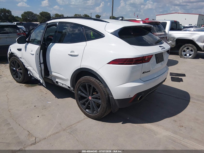 Vin: sadfp2fx0n1031194, lot: 46042612, jaguar e-pace se p250 awd automatic 20223