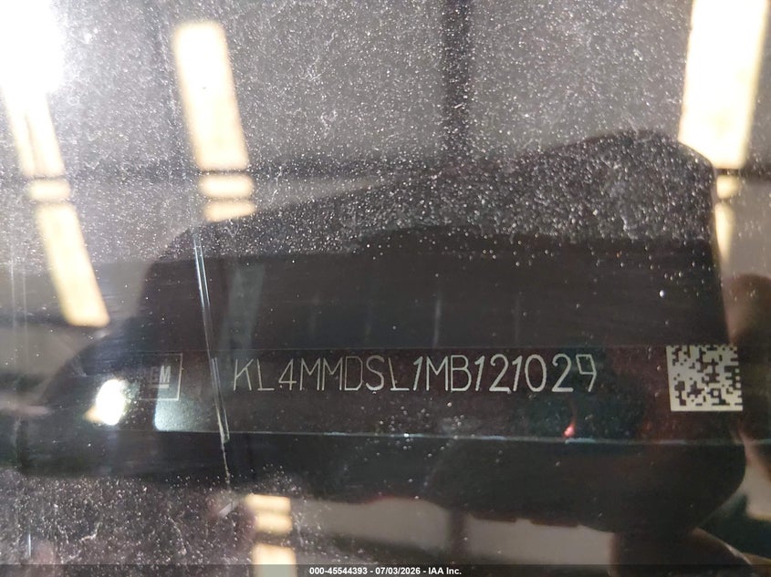 2021 Buick Encore Gx Fwd Select VIN: KL4MMDSL1MB121029 Lot: 45544393