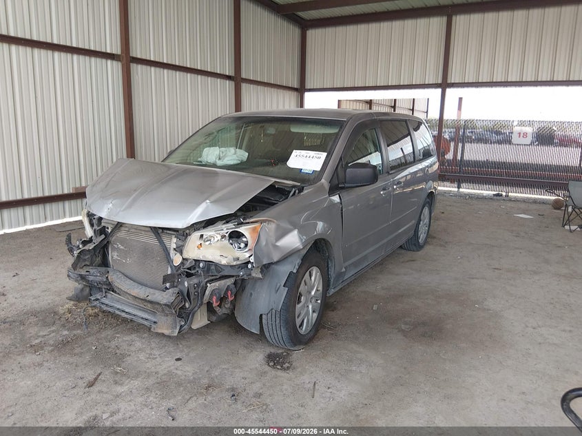 Vin: 2c4rdgbg2er292052, lot: 46042719, dodge grand caravan se 20142