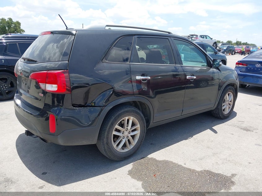Vin: 5xykt4a66fg622583, lot: 46042767, kia sorento lx 20154