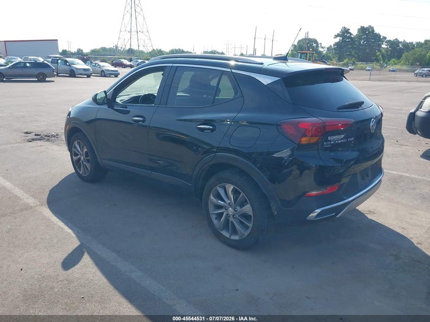 Vin: kl4mmgsl9pb157606, lot: 46042800, buick encore gx essence awd 20233