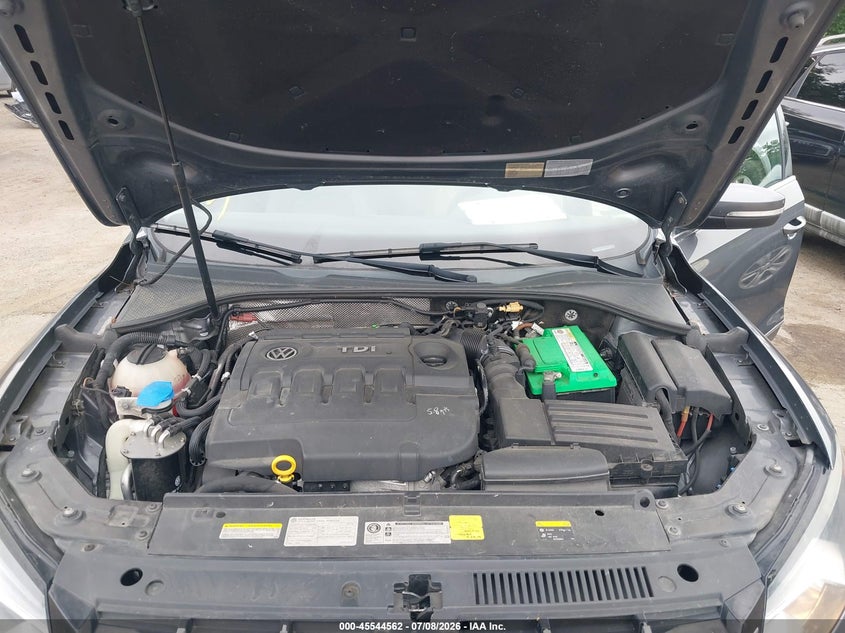 2015 Volkswagen Passat 2.0L Tdi Sel Premium VIN: 1VWCV7A33FC006444 Lot: 45544562