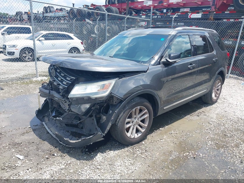 Vin: 1fm5k7d84ggb19370, lot: 46042857, ford explorer xlt 20162