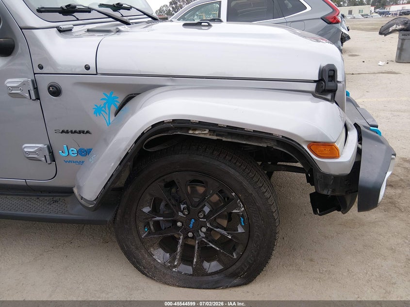 2021 Jeep Wrangler 4Xe Unlimited Sahara 4X4 VIN: 1C4JJXP60MW704481 Lot: 45544599