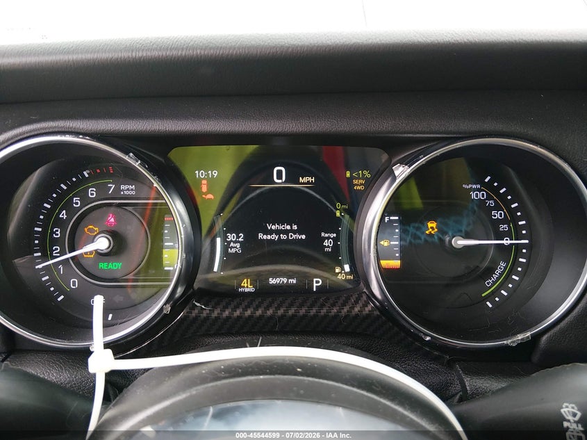 2021 Jeep Wrangler 4Xe Unlimited Sahara 4X4 VIN: 1C4JJXP60MW704481 Lot: 45544599