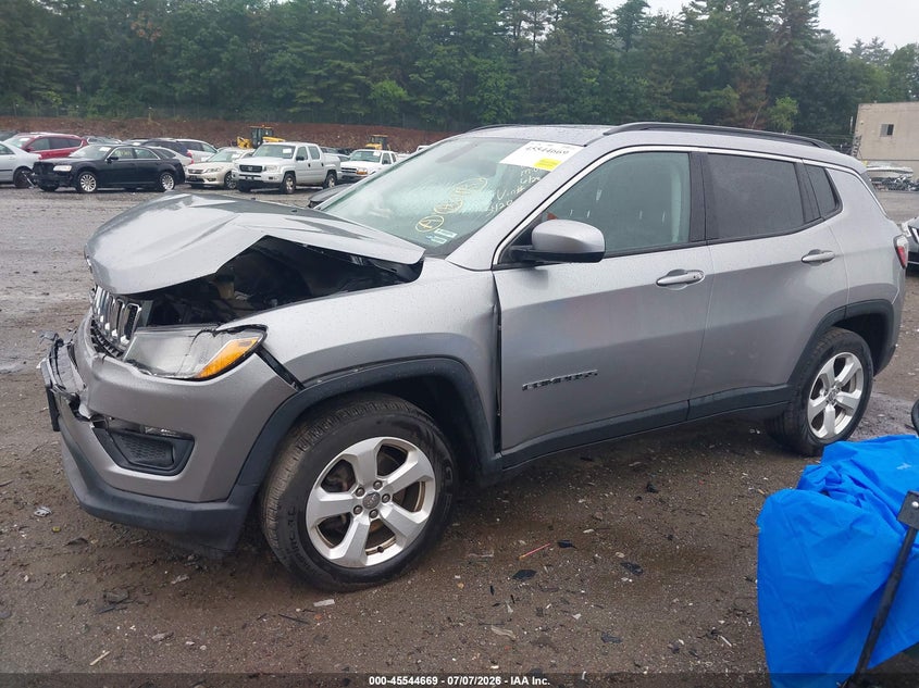 2018 Jeep Compass, Front End, IAAI, VIN 3C4NJDBB8JT113420 — photo 2