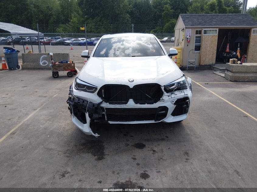 2021 BMW X6 xDrive40I VIN: 5UXCY6C03M9E61989 Lot: 45544699
