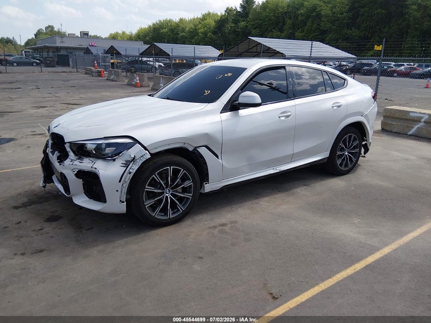 2021 BMW X6 auction photo 2
