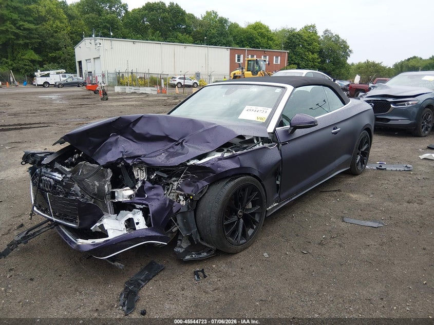 2022 AUDI A5 CABRIOLET auction photo 2