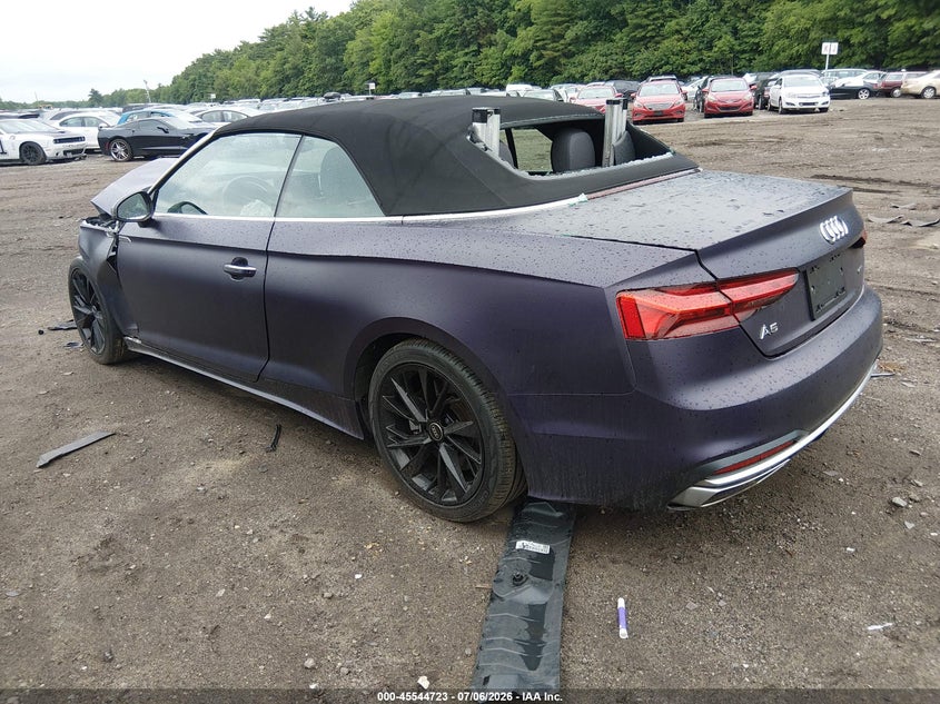 2022 AUDI A5 CABRIOLET auction photo 3