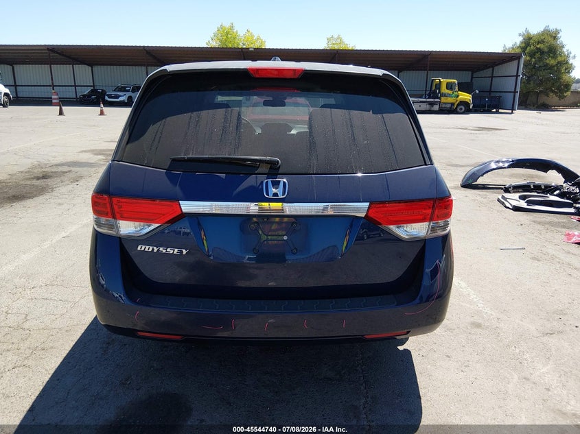2015 Honda Odyssey Ex-L VIN: 5FNRL5H6XFB090224 Lot: 45544740