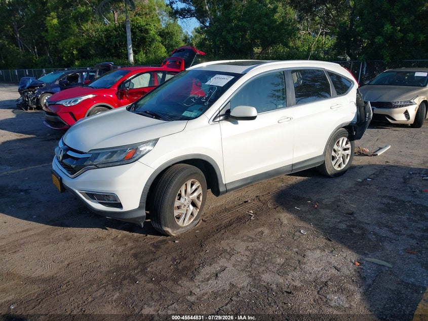 Vin: 5j6rm4h75gl107083, lot: 46043100, honda cr-v ex-l 20162