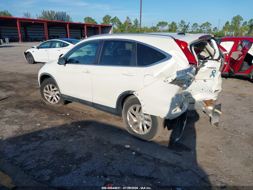 Vin: 5j6rm4h75gl107083, lot: 46043100, honda cr-v ex-l 20163