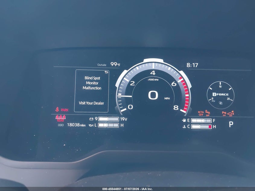 2025 TOYOTA TUNDRA auction photo 7
