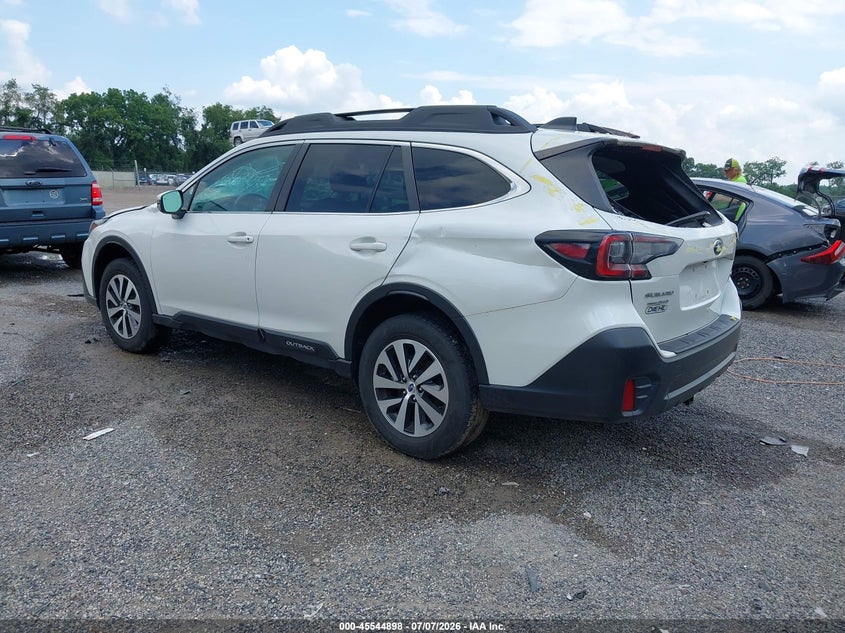 Vin: 4s4btadcxm3116705, lot: 46043167, subaru outback premium 20213