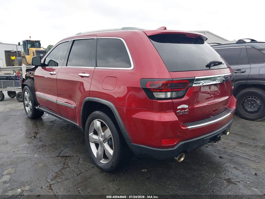 Vin: 1c4rjfbt7cc166162, lot: 46043217, jeep grand cherokee limited 20123